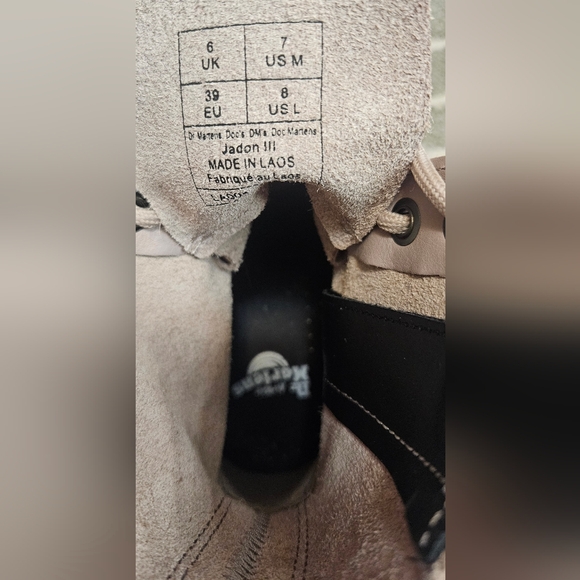 Dr. Martens Women's Light Pink Jadon III Boot Pisa Leather Platforms - Picture 7 of 8